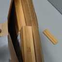 ECENCE 20pcs Wood Place Card Holders, Table Number Stands, Wooden Card Holder, Name Card Holder, Menu Card Holder for Weddings Birthday Party Home Decoration