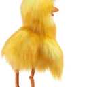 Folkmanis Funny Bird Hand Puppet, Yellow; Orange