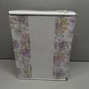 Wall Clocks for Living Room Decor, Large Wall Clock,3D Creative Metal Ginkgo Leaf Design, with Silent Movement Wall Clocks for Home Wall Decor Clock33"x18" (Pink)