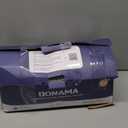 DONAMA Cervical Pillow for Neck and Shoulder,Contour Memory Foam Pillow,Ergonomic Neck Support Pillow for Side Back Stomach Sleepers with Pillowcase (Queen Size 24.8"Lx14.96"Wx5.51"H, Light Grey)