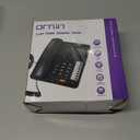 2-Line Corded Telephone Systems for Small Business and House, Desk Phone Only (Black)