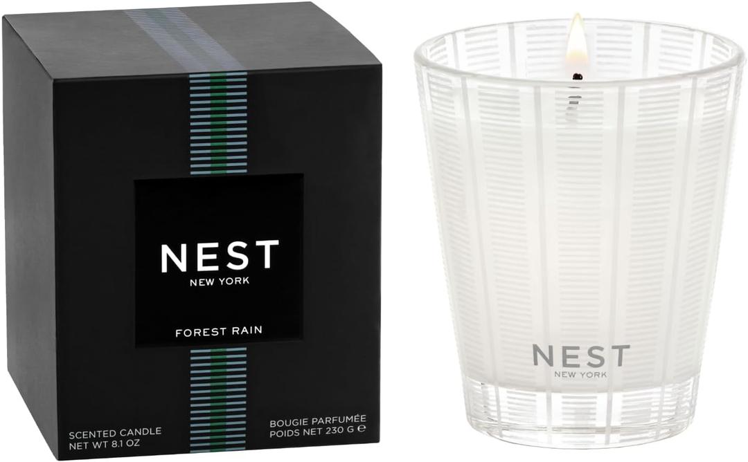 NEST New York Scented Classic Candle, Forest Rain, 8.1 oz