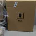 2 PCS 1.5 Gallon Drink dispenser, Glass Beverage Dispenser With Wood Stand, Large Water Drink Dispensers for Parties With Stainless Steel Spigot, Ideal for Lemonade,Juice, Tea, and Party Drinks