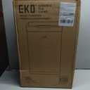 EKO Mirage-T 50 Liter / 13.2 Gallon Touchless Rectangular Motion Sensor Trash Can, Brushed Stainless Steel Finish