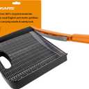 Fiskars Recycled Bypass Guillotine Paper Cutter, 12" Cut Length, Self-Sharpening, Paper Trimmer for Crafting and Scrapbooking, Arts and Crafts Supplies, Photo Cutter with 30% Recycled Materials