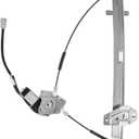 YHTAUTO Front Driver Side Power Window Regulator with 4-Pin Motor Assembly for Honda Odyssey 1999-2002 Mini Cargo Van/Mini Passenger Van
