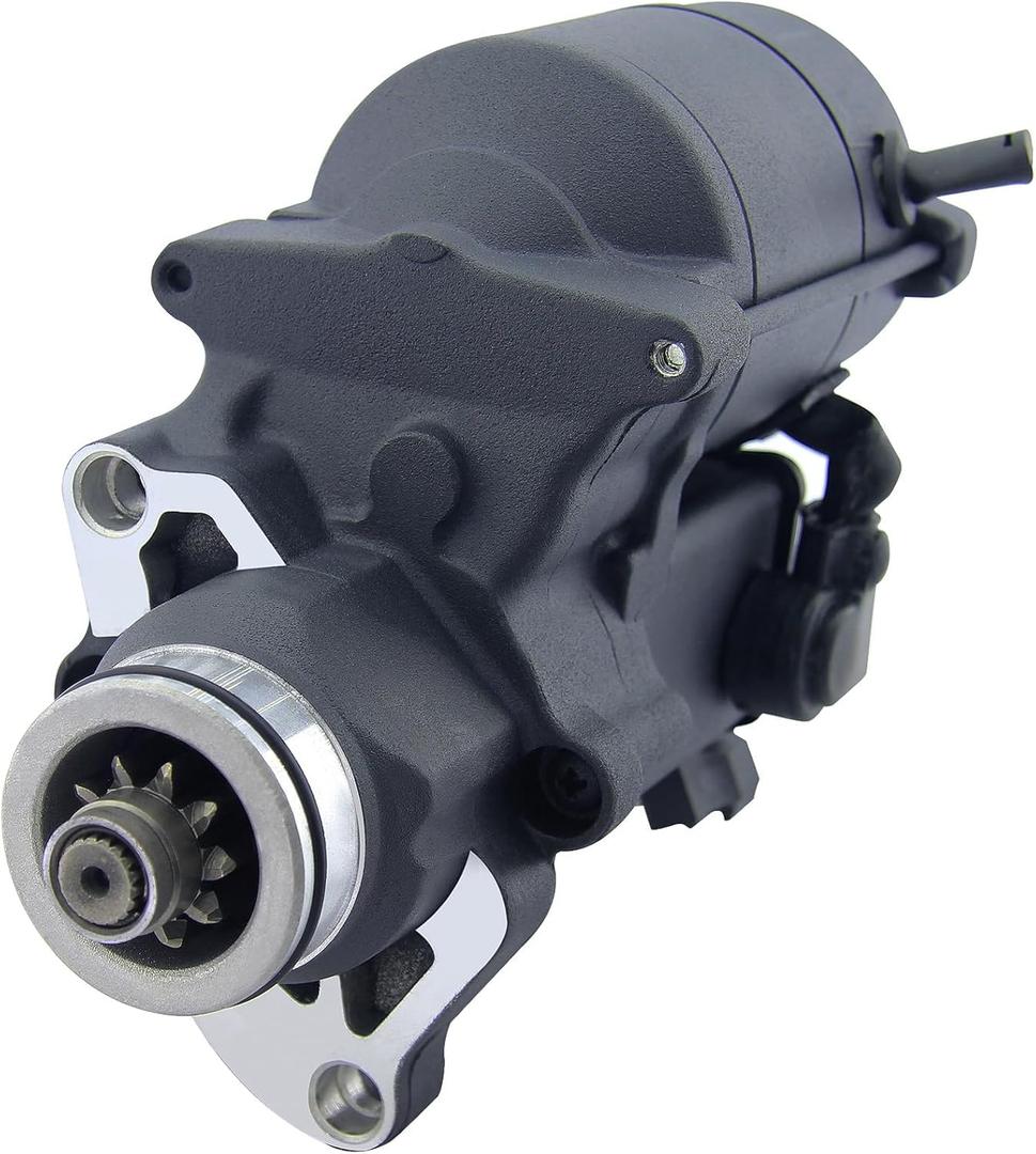Harley Davidson Starter Replacement New for 2007 Road King 2006-2014 Heritage Softail Dyna FLHR FLHRC FLHRS FLHT FLHX FLSTC, 31618-06 31619-06A 428000-3490 3491 410-52175 SHD0013 41052175 18905N