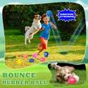 Shappy 20 Pcs Latex Dog Squeaky Toys, Soft Rubber Chew Squeaky Dog Toys Balls for Funny Animal Sets Interactive Fetch Play Chew Molar for Small Medium Dogs Pets