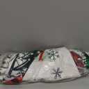 Christmas Tree Skirt Red Black Buffalo Plaid Christmas Tree Skirts Rustic Thick Xmas with Snowflake Winter New Year for Home Christmas Winter Holiday Tree Mat Decoration (Black Christmas Tree 48in)