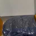 REVIX Microwave Booties for Cold Feet & Discomfort Relief, Heated Slippers for Women & Men with Moist Heat Therapy, Microwavable Foot Warmers for Home & Bed Use, Adjustable Non-Slip Slippers, Navy L