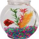 Koller Products 1-Gallon Fish Bowl, Impact-Resistant Plastic