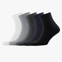 NUDUS UNDERWEAR Men’s Bamboo Rayon Ankle Quarter Dress Socks 5-Pair Gift Box, Premium Quality 6-9.5