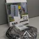 LUCKITTY Pop-Up Dog Kennel Enclosure Large - Portable Outdoor Pet Crate with Carry Bag, Waterproof Travel Carrier for Car, Camping Home, Grey