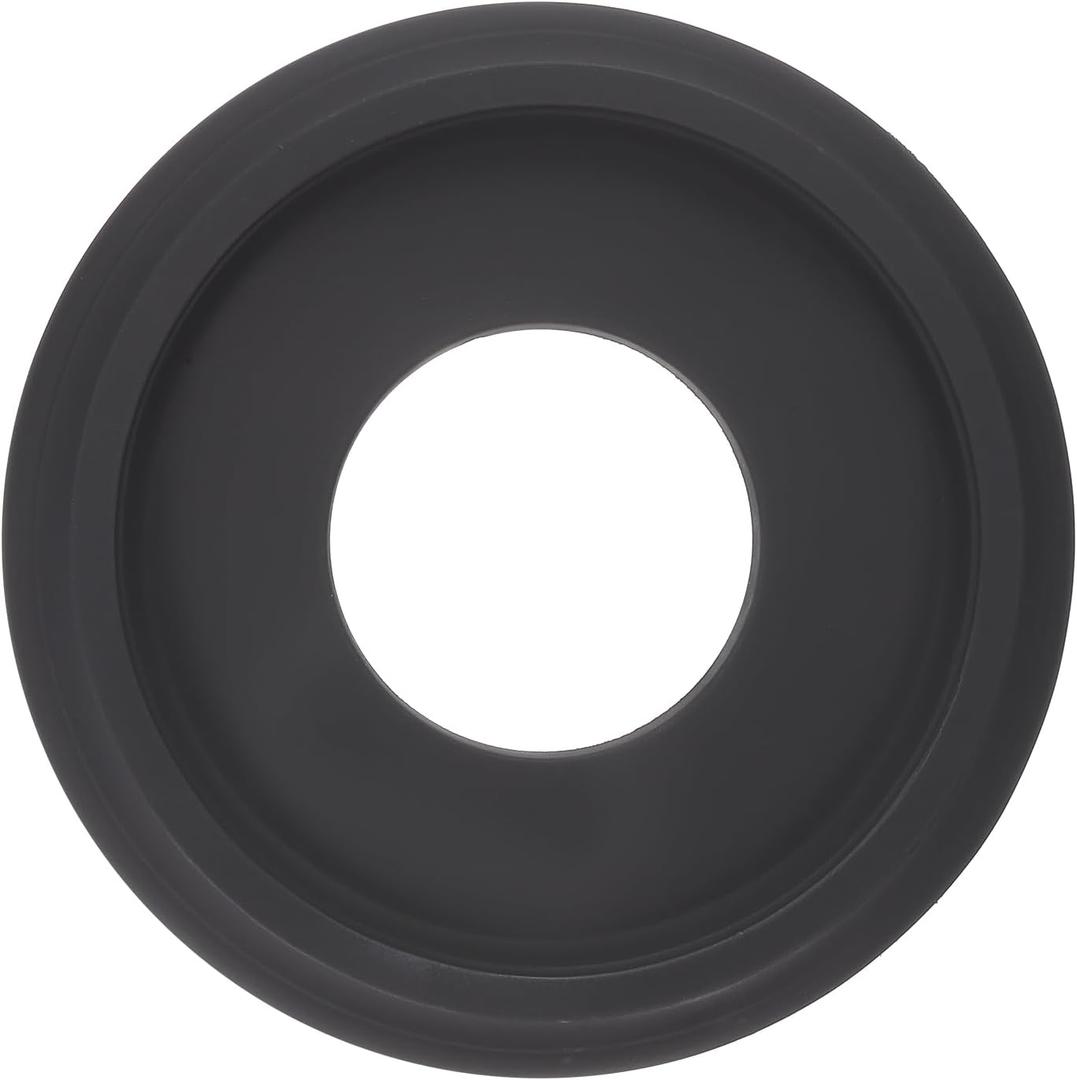 PATIKIL Ceiling Medallion, 10" OD x 4" ID PU Decorative Ceiling Light Medallion Chandelier Medallion Traditional Ceiling Light Cover Plate for Ceiling Light Fixtures Fans, Black