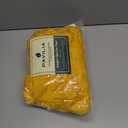 PAVILIA Fluffy Mustard Yellow Throw Pillow Covers, Decorative Accent Pillow Cases for Bed Sofa Couch, Soft Faux Fur Cushion Cover, Square Sherpa Pillowcases, Home Room Decor, Yellow, 18x18 Set of 2