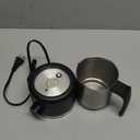 Milk Frother, 16.9 OZ Milk Frother and Steamer, 4 in 1 Electric Milk Frother Dishwasher Safe, Durable Silent Working Frother for Coffee, Hot and Cold Foam Maker, Black