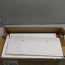 WELLAND Simons Floating Wall Shelf Ledge Shelves, 18-Inch, White