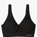 Boody -Seamfree Padded Crop Bra- Seamless Bralette- No Clips, Fastenings, Wires - Bamboo Viscose-Light-Medium Support-Pull-On. M