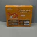 Neprock Shoe Slots Organizer, 20 Pack Adjustable Shoe Rack Stacker Storage Space Saver, Double Deck Shoe Rack Holder for Closet Organization (White)