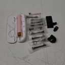 Kuicur Sonic Electric Toothbrush for Adults & Kids, Rechargeable Electric Toothbrush with 10 Brush Heads & Travel Case, Teeth Whitening, Power Tooth Brush with Holder, Charge for 120 Days - Pink