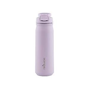 REDUCE Aura Vacuum Insulated 26 oz Water Bottle - Leak-Proof & Chug Spout for Quick Hydration - Keeps Drinks Cold for 30 Hours - Removable Handle for Travel or Gym - Soft Sit Base - Lilac Bud