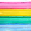 Acrylic Mahjong Mah Jongg Rack and Pusher Combo ,Mah Jong Combo Racks- Multi - Color - Set of 4