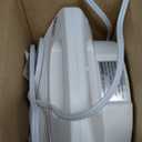 Comfort Zone Personal Space Heater  Energy Efficient 1500W Electric Heater with Adjustable Thermostat, 3 Heat Settings & Energy Save Mode  Portable, Tip-Over & Overheat Protection for Home & Office (White)