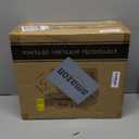 Vinyl Record Player 3-Speed Bluetooth Suitcase Portable Belt-Driven Record Player with Built-in Speakers RCA Line Out AUX in Headphone Jack Vintage Turntable (Black)