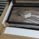 3-Tier Mini Fridge Stand Kitchen Bakers Rack with Adjustable Shelves, Freestanding Microwave Stand with Storage, Split Design Coffee Bar Station for Home Office Dorm (Rustic Brown, 25.6")