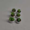 Der Rose 6 Pack Fake Plants Small Realistic Succulents Plants Artificial for Home Room Decor Indoor