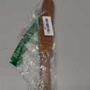 FAAY Handmade Teak Spurtle for Sourdough Starter  Wooden Stirring Stick & Mixing Tool for Deep Jars | Nonstick-Safe, Finished with Coconut Cooking Oil, Crafted in Thailand