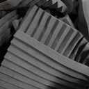 Burdurry 50 Pack Acoustic Panels Soundproof Studio Foam for Walls Sound Absorbing Panels Sound Insulation Wedge for Studio, 1" X 12" X 12" (Black)