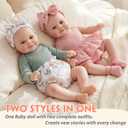 Reborn Baby Dolls with Two Clothing Sets - 20 Inch Realistic Baby Doll boy, Cute Vinyl Body Real Life Baby dolls, Newborn Lifelike Baby Doll with Accessories, Easter & Birthday Gifts for Kids 3+