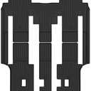 HAFIDI® Floor Mats & Cargo Liner Set Fit for 2022-2025 Kia Carnival MPV 8 Seats, Fit for LX w/seat Package, EX, SX (Not for Prestige & Hybrid) TPE Car Full Set Floor Liners Custom Accessories - Black