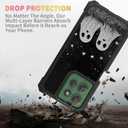 Case for Motorola Moto G Stylus 5G 2025 with Tempered Glass Screen Protector, Full-Body Protective Shockproof Rugged Bumper Durable Phone Cover Case, Funny Ghosts