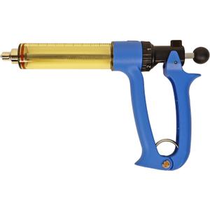 50ML Semi Automatic Livestock Syringe, Adjustable Continuous Repeating Luer Lock Syringe for Cattle Cow Goat Sheep Pig