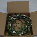 Assorted Colored Flower Crown, Wreath Headband Floral Headpiece Party Festivals, Garland Multicolor Headbands (16 PCS)