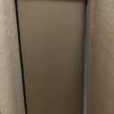 Treocho End Tables Living Room Set of 2, 24 Inch Square Side Table with 2-Tier Storage Shelf, Modern Nightstand for Living Room, Bedroom, Office, Black