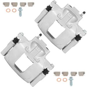 cciyu 18B5044A 18B5045A Front Left & Right Brake Calipers With Bracket For Dodge For Journey 2009-2012