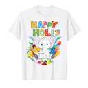 Kids Happy Holi Festival India Color Elephant Hindu Toddler T-Shirt 2T