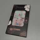 ICEDIO for iPhone 16 Pro Max Case with Screen Protector-Clear with Fashionable Trendy Patterns-Designed for Girls and Women-Slim Fit Cover-Protective Phone Case 6.9" Small Pink Flowers