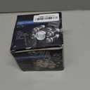 JIMEJV USB Rechargeable Headlamp 12000 Lumen Ultra Bright LED Work Headlight, 4 Modes Waterproof Head Lamp Best Headlamps for Adults, Camping, Outdoors & Hard Hat Work Zoomable Headlight (Sliver)