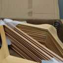 HOUSE DAY Wooden Hangers 30 Pack, Solid Wood Clothes Hangers with Non Slip Pant Bar, Heavy Duty Wooden Coat Hanger for Closet, Smooth Finish Wood Hangers for Shirts, Suits Jackets, Dress, Natural