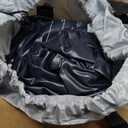 Queen Air Mattress with Built-in Pump, 18" Top Inflatable Mattress with Waterproof Flocking Fabric, Three-Minute Quick-Inflatable Bed. Portable Blow Up Mattress for Home, Outdoor and Guests (Blue)