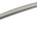 Amerock | Cabinet Pull | Satin Nickel | 6-5/16 inch (160 mm) Center-to-Center | Renown | 1 Pack | Drawer Pull | Cabinet Handle | Cabinet Hardware