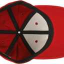 Jayden Daniels Burgundy 5# Embroidered Baseball Cap Flat Brim Hat with Stitching for Sports Outdoor - Unisex (Red)