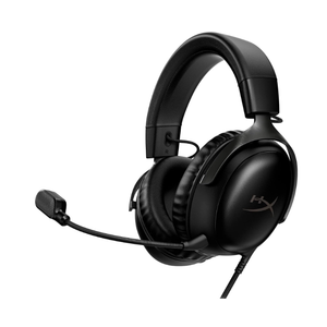 HyperX Cloud III – Wired Gaming Headset, PC, PS5, Xbox Series X|S, Angled 53mm Drivers, DTS Spatial Audio, Memory Foam, Durable Frame, UltraClear 10mm Mic, USBC, USBA, 3.5mm – Black