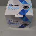 5MP 4MP 180 Degree Wide Angle Dome Security Camera HD-TVI/CVI/AHD/960H Analog 4 in 1 Super Hybrid HD CCTV Surveillance 1.7mm Fisheye Lens Outdoor/Indoor IR Day&Night Vision Home Cam