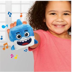 Baby Shark's Big Show! Song Cube  Singing Baby Shark Plush  Stuffed Animal Toys for Toddlers - Blue