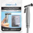 Brondell CSL-40 CleanSpa Luxury Hand Held Bidet Shattaf Sprayer, Silver